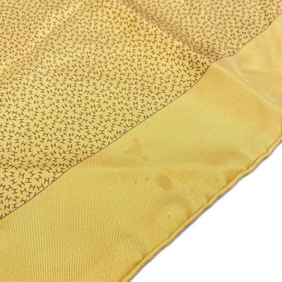 Auth HERMES Petit Carre - Orange Brown Scarf - Picture 2 of 4